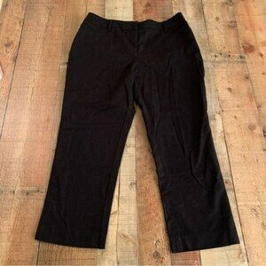 Apt. 9 Black cropped modern fit pants size 8